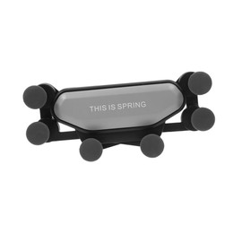 LABRIMP Car Phone Holder Sensor Snap Type Air Outlet Mount for Safe Navigation Ultra-Thin Design for Optimal Stability Silver