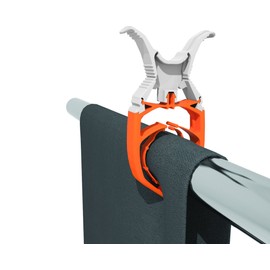 FIXCLIP | The Stormproof & Lockable Clothes Pegs | Pack of 6 | Orange