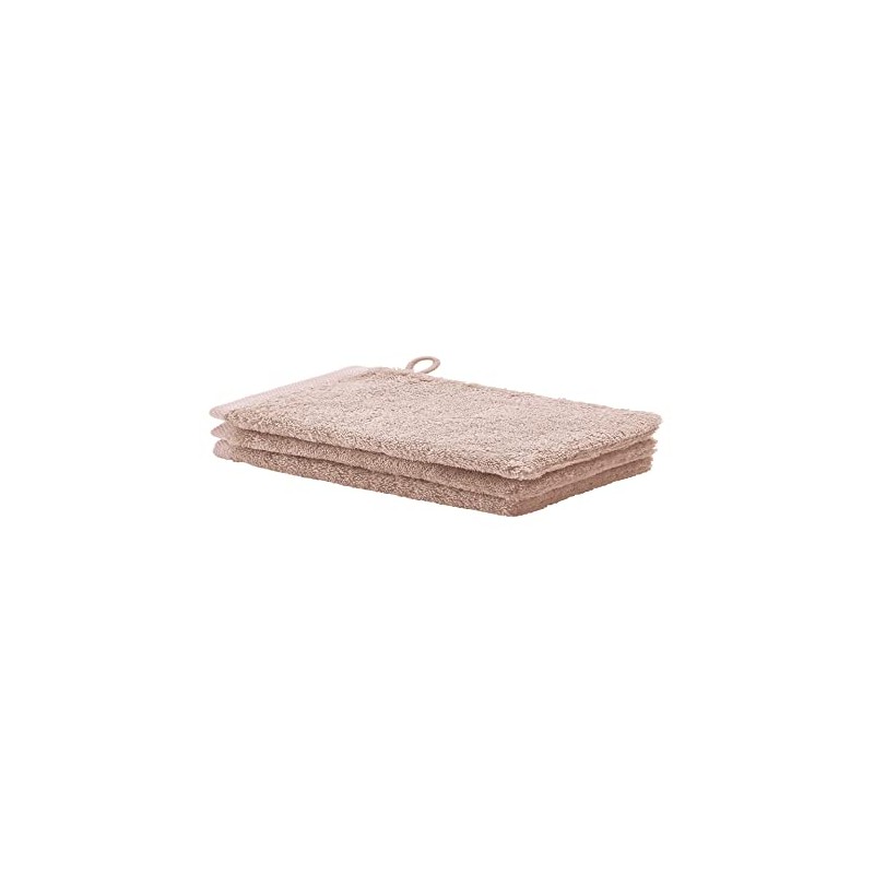 Aquanova Washing Mitt 3 pack 16x22 London Antique Pink Dusky