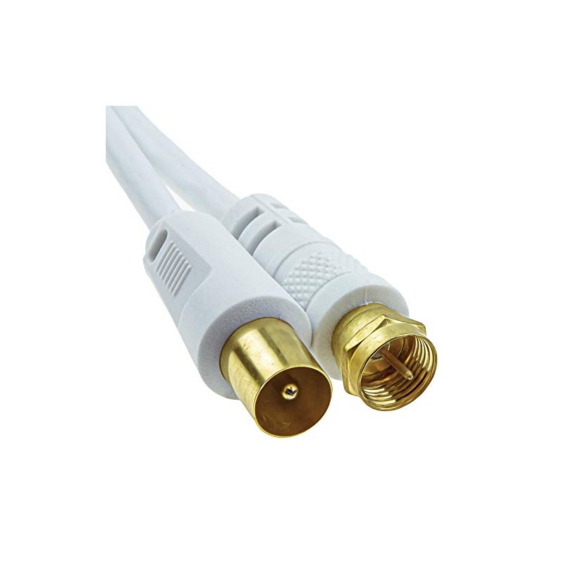 kenable Coaxial F Type Connector Male to RF TV Aerial