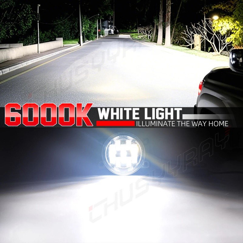 CHUSYYRAY Pair For 2011-2015 Ford Explorer 2013-2016 Fusion LED Fog