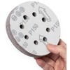 YoiYee 150 Grit Sanding Discs Pads, 8 Holes, 125mm/5-inch Hook