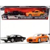 Jada 1:32 Pack Dom's Dodge Charger Brian's Toyota Supra F&f