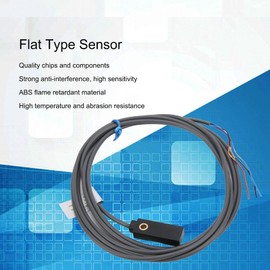 DC Proximity Switch, BERM DC Proximity Switch Inductive 3-Wire NPN-NO Metal Detection Proximity Sensor TL-W3MC1 Flat Sensor Waterproof Sensor Inductive Switch