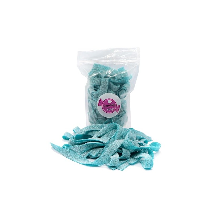 Smarty Stop Sour Gummy candy Strips (Blue Raspberry, 1.5 Pound)