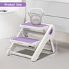 Foldable Toddler Step Stool for Bathroom Sink - 2-Step Kids