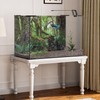 MIRRORANG 180x61cm Tropical Forest Terrarium Background Green Huge Tree Reptile