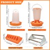 YANZI Chick Feeder and Waterer Kit, Baby Chick Starter Kit
