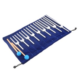 ETERMETA Solfeggio Tuning Fork Set, 9 Tuning Forks 174 Hz, 285 Hz, 396 Hz, 417 Hz, 528 Hz, 639 Hz, 741 Hz, 852 Hz, 963 Hz Perfect for DNA Repair, Chakra Balancing, Sound Therapy, Meditation & Yoga