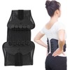 Lower Back Brace Adjustable Lumbar Brace Pulley Compression for Herniated