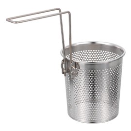 Boil Basket Car Accessories Mesh Pasta Basket Stainless Steel Mesh Spider Strainer with Wooden Handle Good For Boiling Food Spaghetti Noodle Kitchen Filtering Tool Sink Strainer