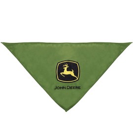 John Deere TIE Bandana for Dogs & Cats. Soft Mesh Adjustable & Stretchable Pet Bandana to Easily Tie Around Your Dog’s Neck for Easy Wear. for The John Deere Fans & Followers! Size: Large-Extra Large