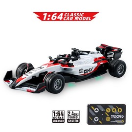 Hotfree 1/64 Mini RC F1 Racing Car, Pocket Size 2.4GHz Portable Drift Car with Remote & App Control, USB Rechargeable Formula Racing Toy, Stress Relief Desktop Entertainment, Birthday & Christmas Gift:_23402
