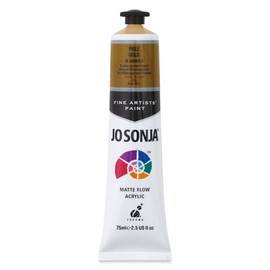 Chroma’s Jo Sonja Specialty Acrylic Paint - Metallic Pale Gold, 75 ml Tube