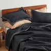 Bedsure Black Bedspread Coverlet Queen Size - Lightweight Soft Quilt