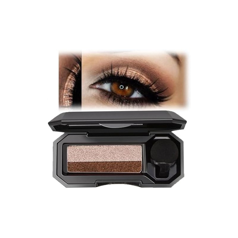 Sombra de Ojos de Doble Color,Paleta de Maquillaje de Ojos