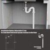 Kitchen Sink Drain Kit,1-1/2" Sink Drain Plumbing Kit - Universal