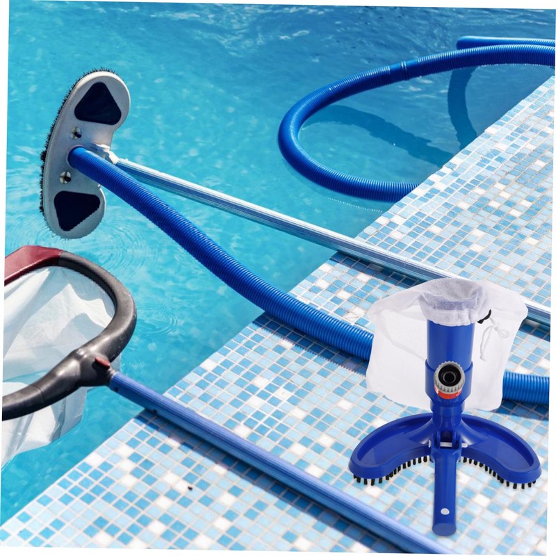 WHAMVOX Pool Vacuum Head with Side Brush Durable Cleaning Tool