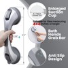 TAILI Shower Grab Bar for Shower, Suction Cup Grab Handles