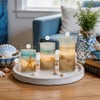 Beach Flameless LED Candles with Remote - Set of 3