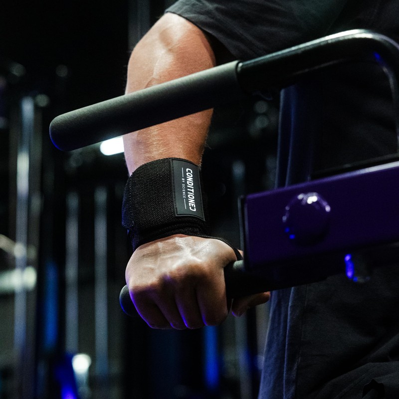 Conditioned By Science Weight Lifting Wrist Straps, Wraps with Joint