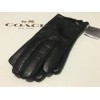 Coach NWT COACH LEATHER BOW WINTER GLOVES 83865 CHOCOLATE SIZE