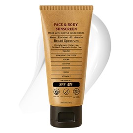 Beef Tallow Sunscreen SPF 50+, Organic Sun Cream, Tallow Balm Instant Sun Protection, Spf 50 Face Moisturiser