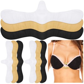 Boyiee 9 Pcs Cotton Bra Liners for Sweat Rash Sweat Liners for Under Breasts Sweat Absorber Pads for Women(Medium)