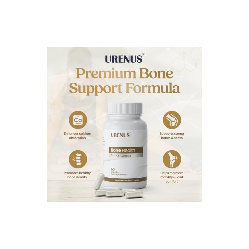 Vitamin D3 + K2 MK-7 with Calcium & Magnesium –