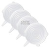 LELE LIFE 4 Pack Same Size Silicone Stretch Lids, Thicker