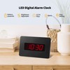 Timegyro Digital Wall Clock Battery Operated with LED Display, Wall
