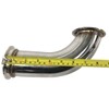 2.5" ID V-Band Turbo Stainless Steel 90 Degree Exhaust Elbow