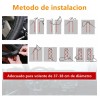 Funda De Volante De Piel Genuina Perforada Negra 38 Cm