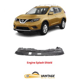 Vantage Auto Parts - Front Engine Splash Shield Compatible with Nissan Rogue 2008-2013 | DIRECT REPLACEMENT | 75892JM00A | NI1228125