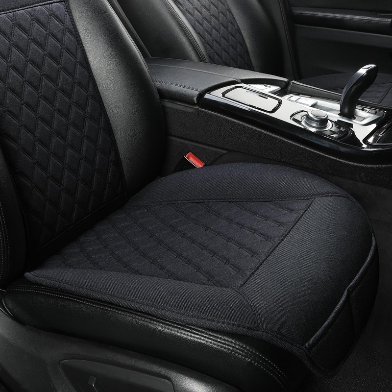 West Llama Linen Car Seat Covers-Breathable & Soft-Front Car Seat