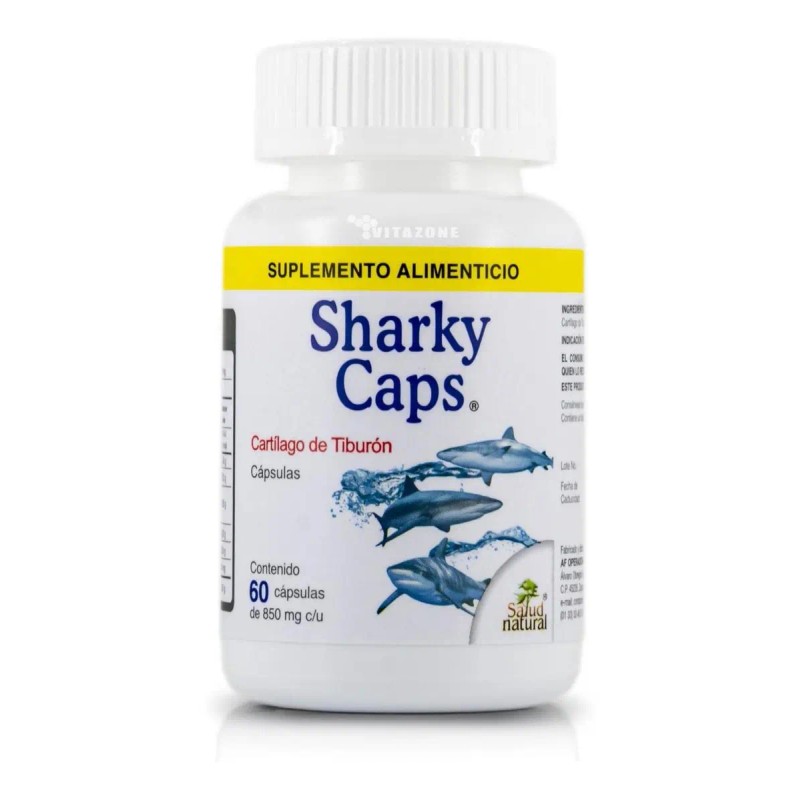 Suplemento Cápsulas Salud Natural Sharky Caps Frasco
