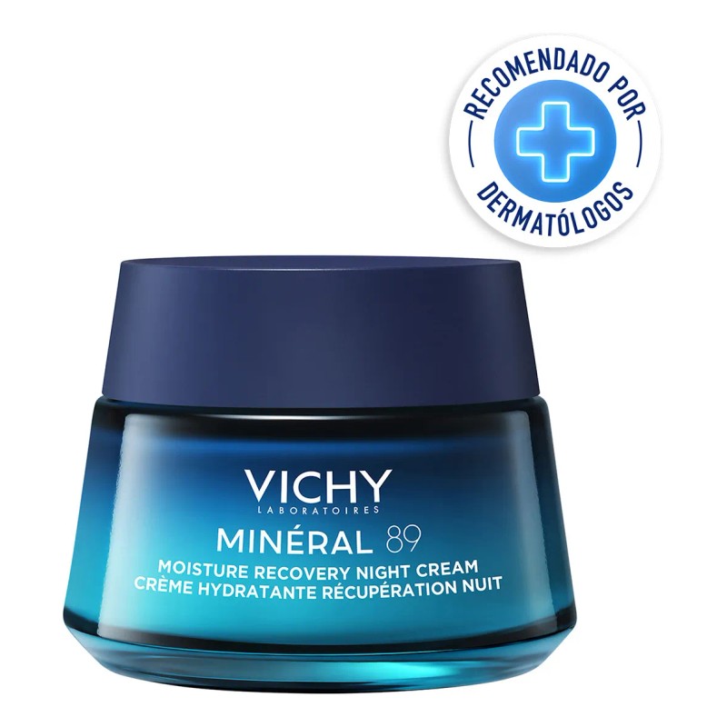 Vichy Minéral Crema Hidratante Reparadora Noche Melatonina Pura Todo Tipo