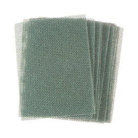 HARFINGTON 10pcs 80 Grits Mesh Sanding Screen Sheets 3" x 4" Wet or Dry Sandpaper Dust Free Abrasive Pads for Car Wood Drywall Metal Polishing & Grinding