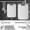 Yaocom 2 Pcs 304 Stainless Steel Cutting Boards for Kitchen
