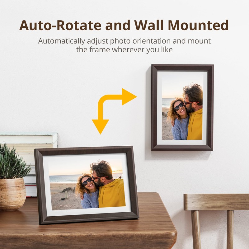 Dragon Touch Digital Picture Frame WiFi 10 inch IPS Touch