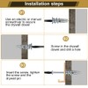 Mivanta 30 x Plasterboard Wall Plugs - Self Drilling Cavity