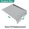 Stainless Steel Drip Tray Heat Baffle Replacement for Traeger BAC012,