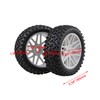 Mxfans 4 Pieces in Black burakkupointotaiya Front and Rear Wheel RC1: