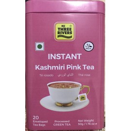 Pink Tea Bags Instanat Kashmiri Tea Three Rivers Brand