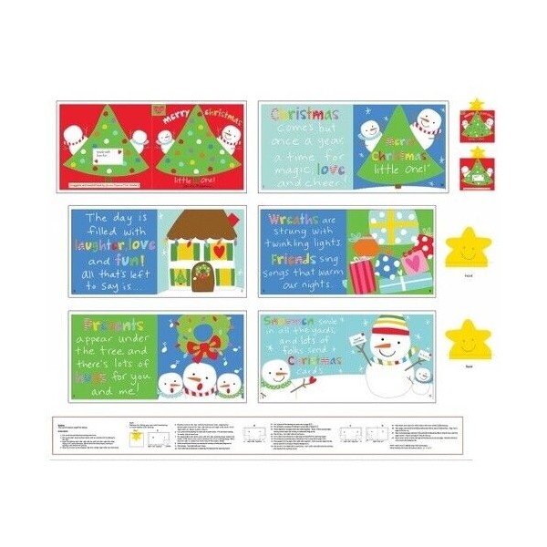 Studio E 35" Fabric Panel Studio E Huggable Lovable Storybook