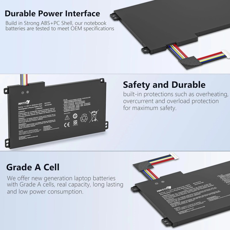 For ASUS B31N1912 Battery For ASUS VivoBook 14 E410MA L410MA