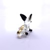 Sansukjai Rabbit Tiny Micro Figurines Hand Blown Glass Art Animals