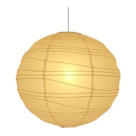 Hytsoeee(19.69Inch) Large Round Paper Lantern Lamp shade,White Rice Paper Lamp Shade,Foldable Paper Lantern Lampshade for Home Indoor Living room,Bedroom,Ceiling Decor