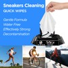BIGBIGRIVER Shoe wipes 2 Pack 60 Pcs Sneaker Wipes Cleaner
