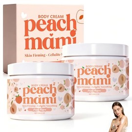 2PCS Crema Hidratante Corporal,Crema Corporal Reductora de Celulitis | Contiene Ingredientes de Melocotón,Hidratación Profunda,Ligera y No Grasosa,Red
